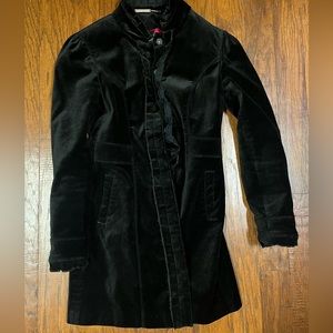 White House black market Black Velvet coat XXS